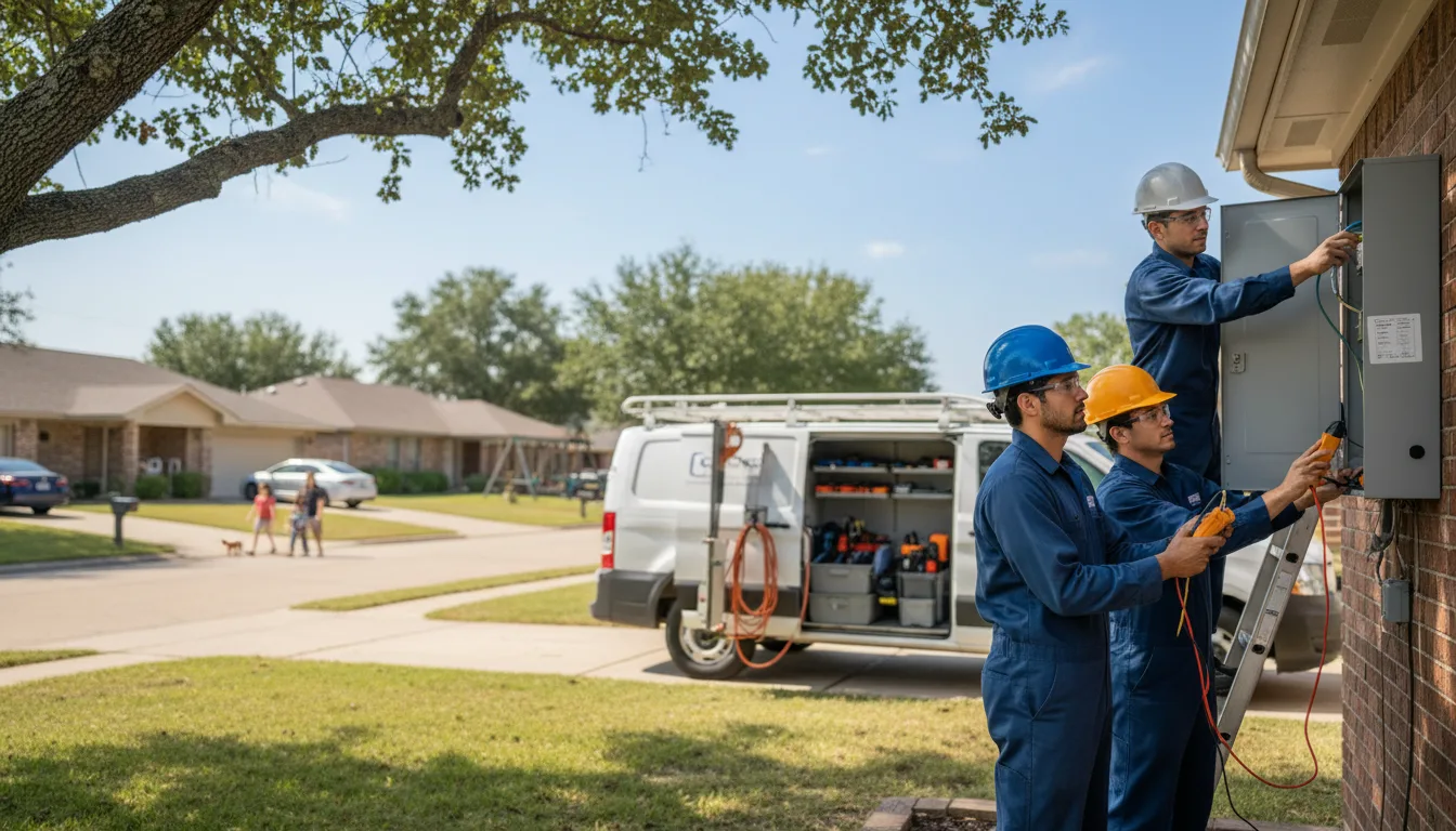 Certified electrician providing emergency electrical services in Belle Rose, LA